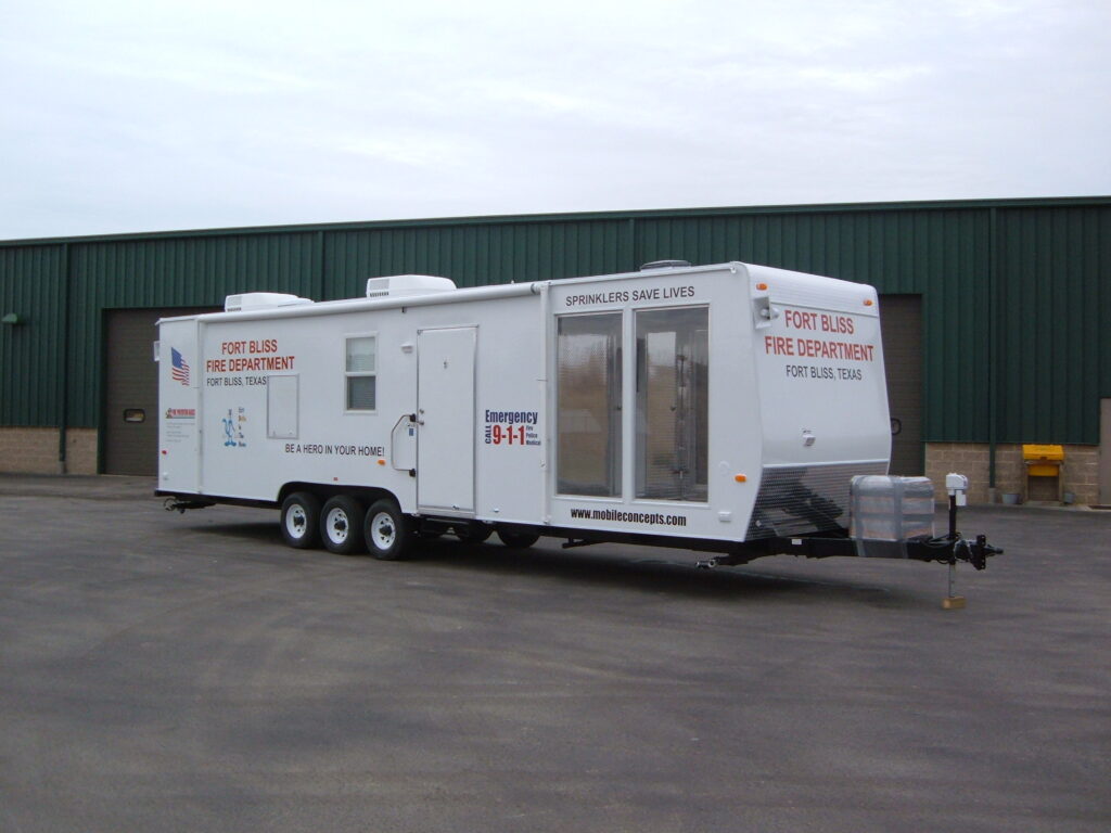 Combination Sprinkler Fire Safety House | Mobile Concepts