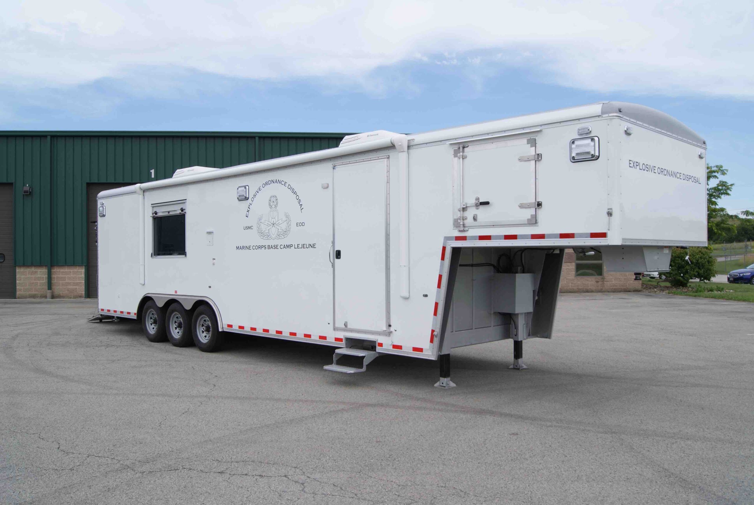 EOD Robotics Work Trailer