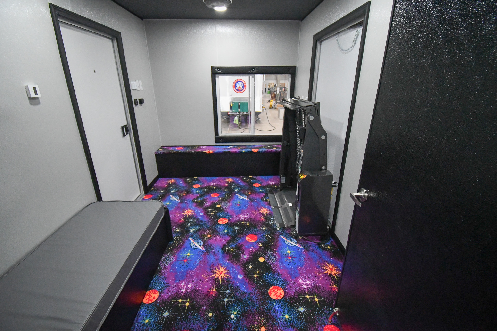 The bedroom stage inside the unit for Hartford, CT.