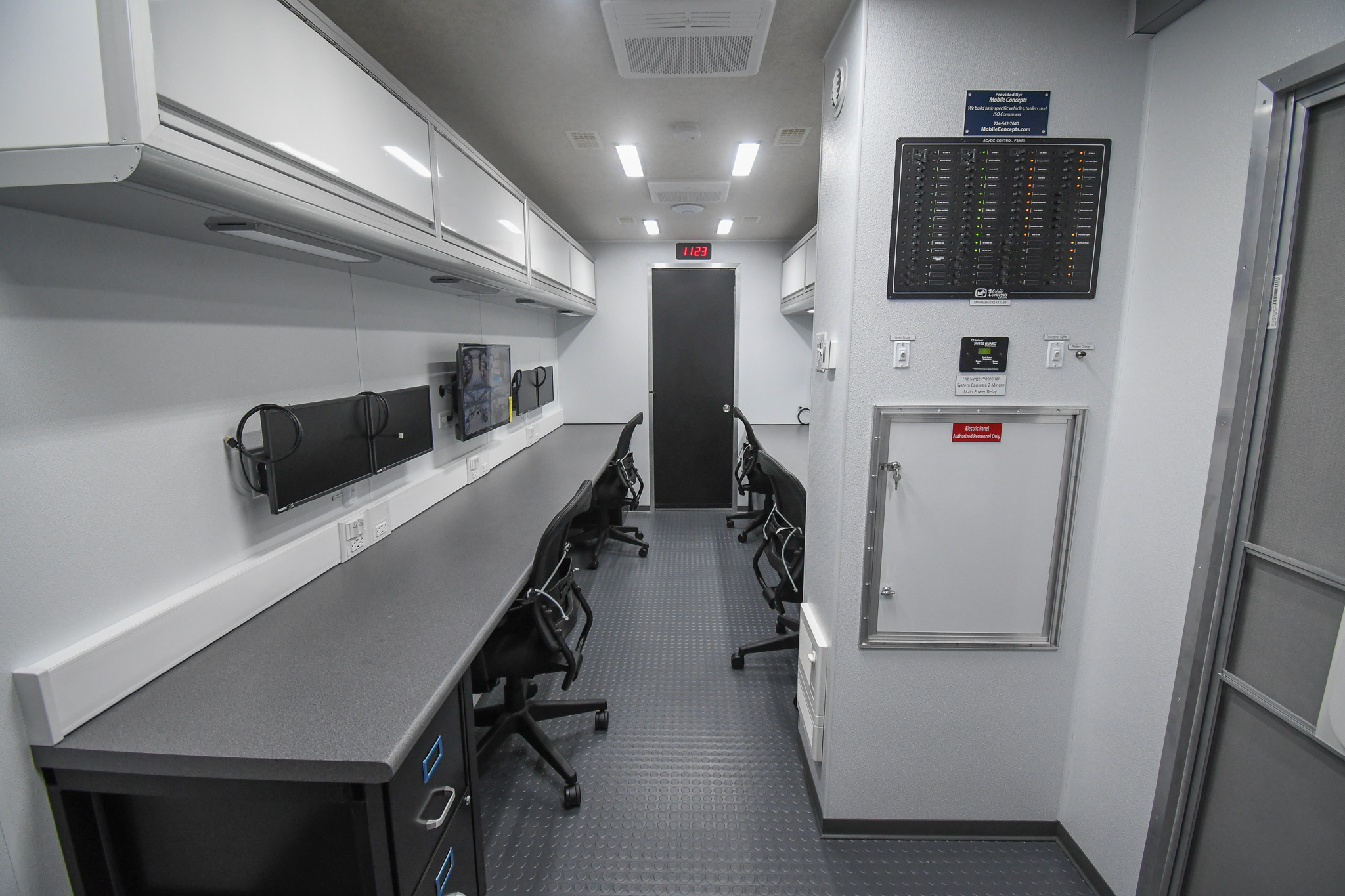 A front-to-back view inside the unit for Albemarle, NC.