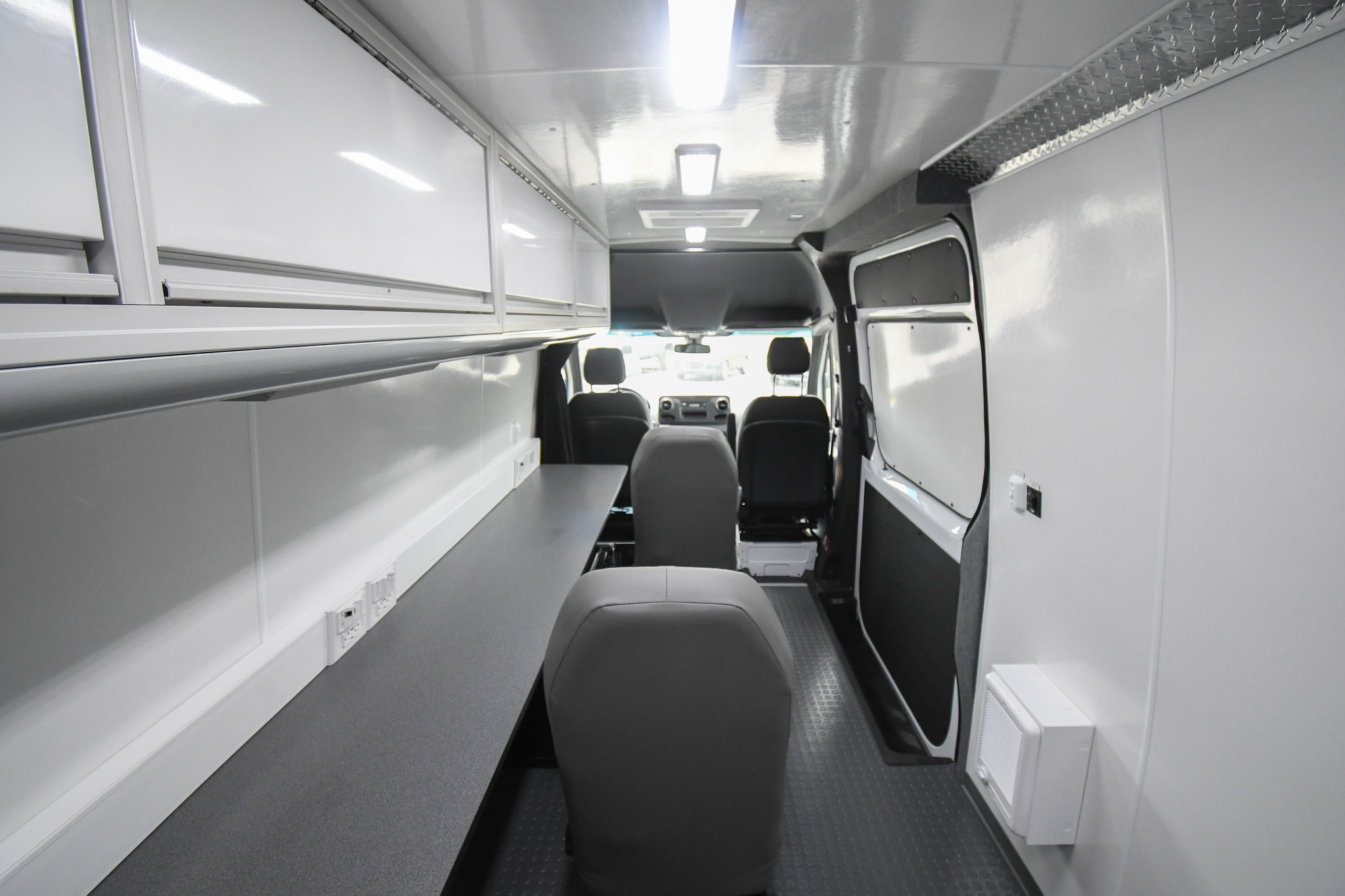 A back-to-front view inside the unit for Patuxent River, MD.