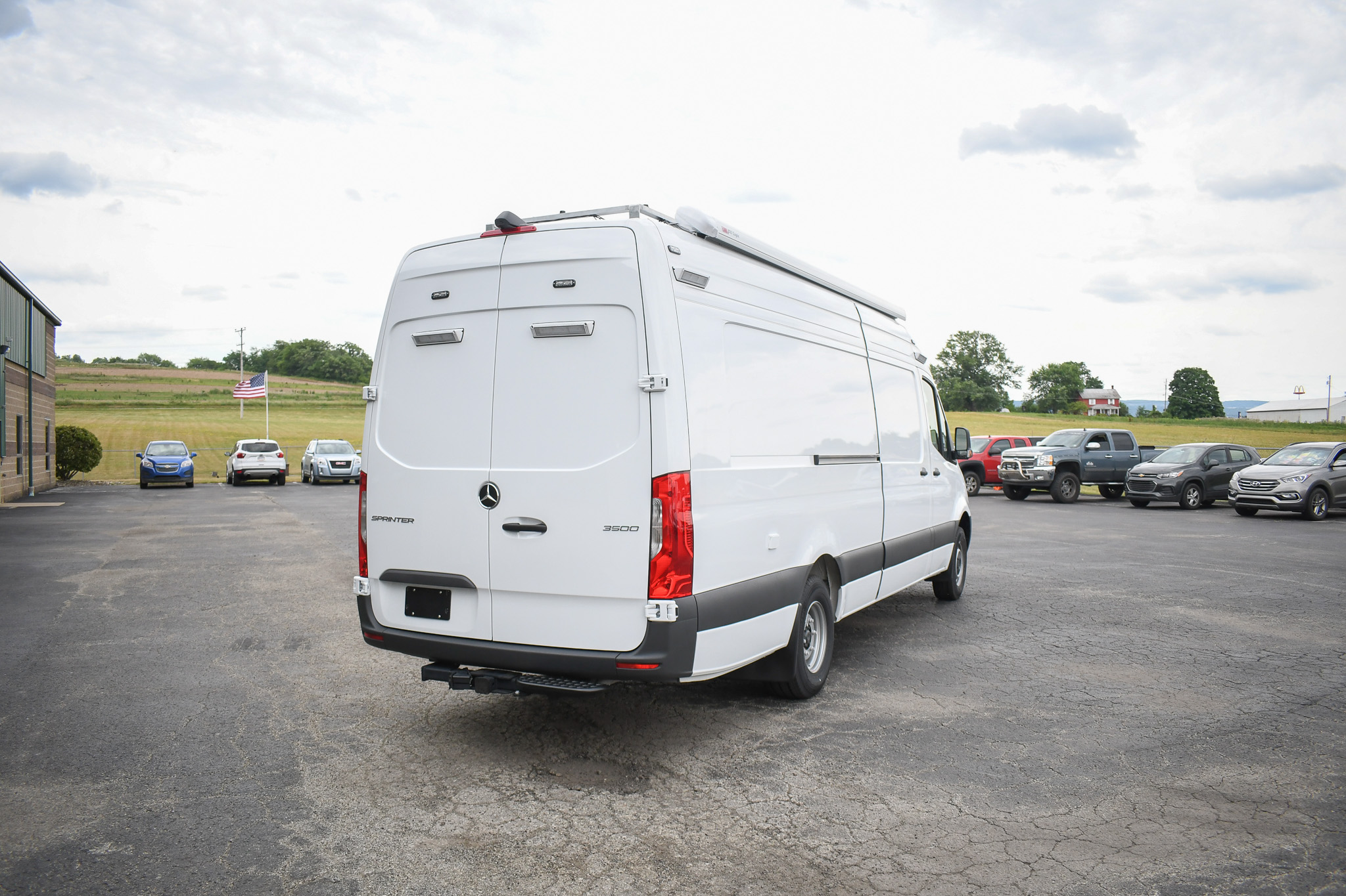 An exterior view of the unit for Waynesville, NC.