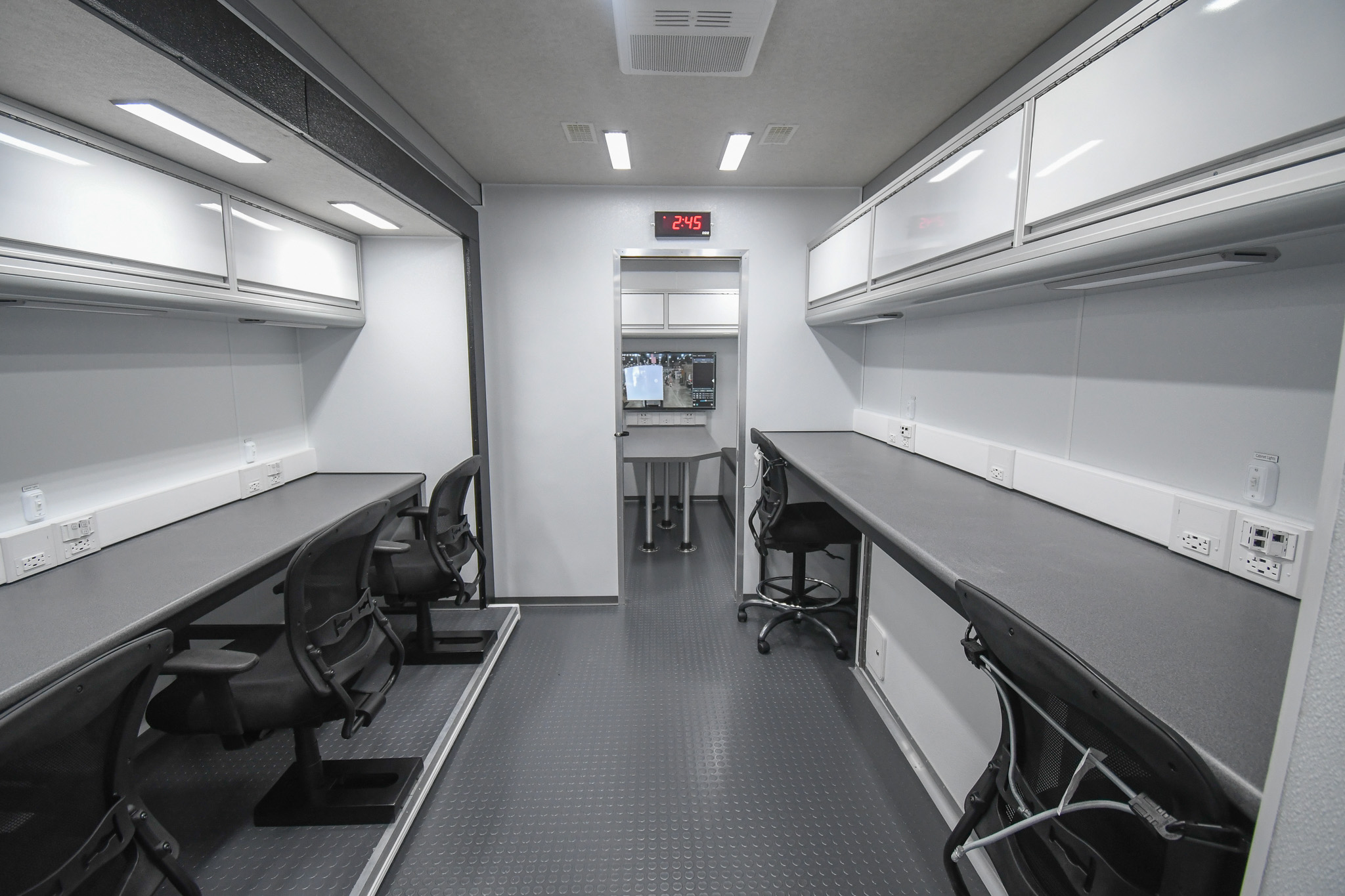 A front-to-back view inside the unit for Kinston, NC.