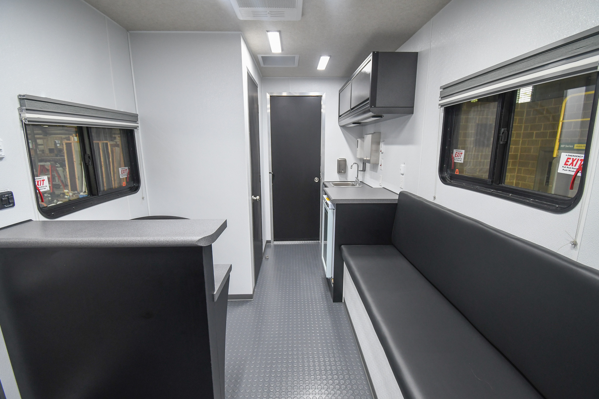 A front-to-back view inside the unit for Rosebud, SD.