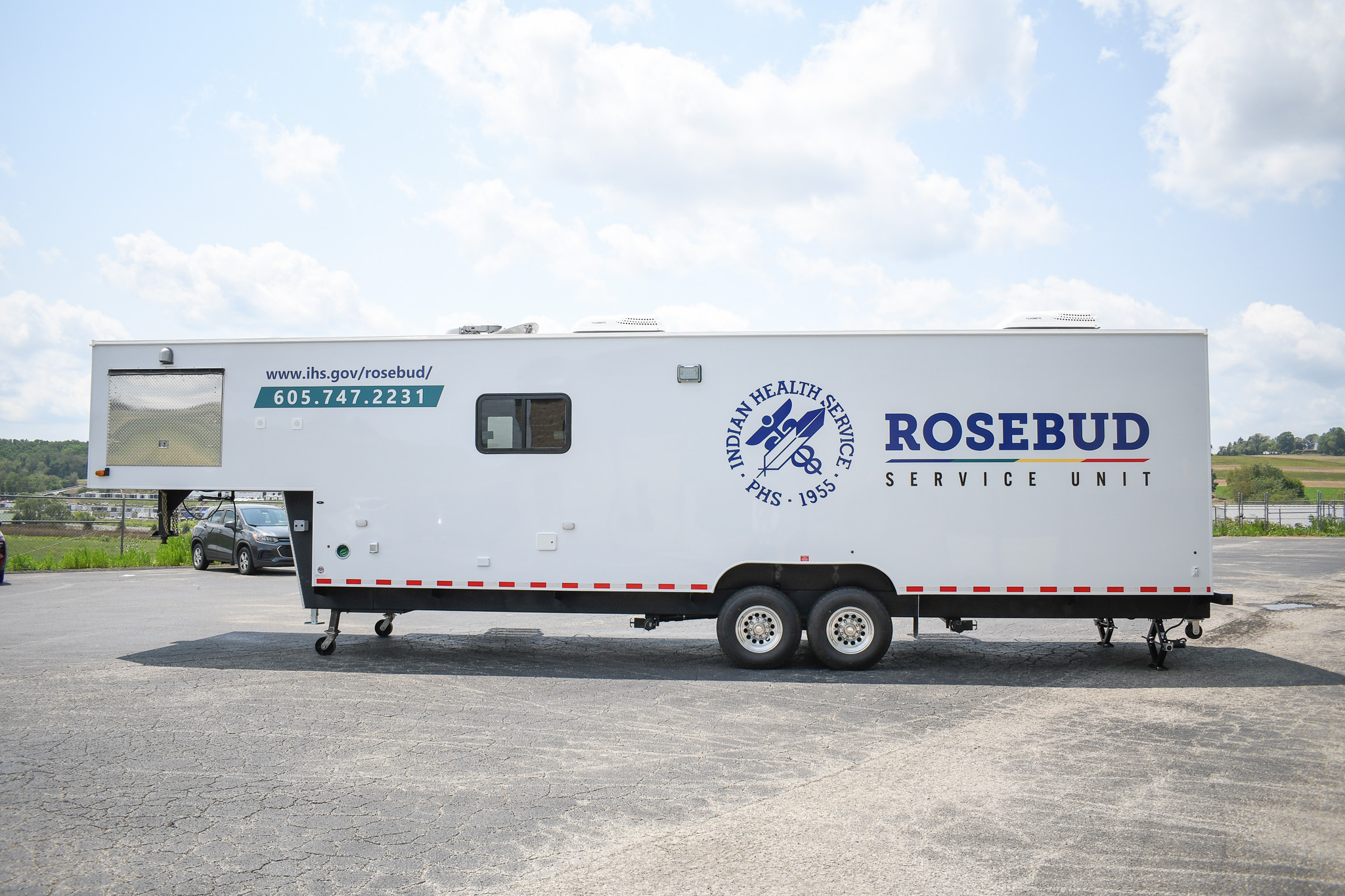 An alternate side view of the unit for Rosebud, SD.