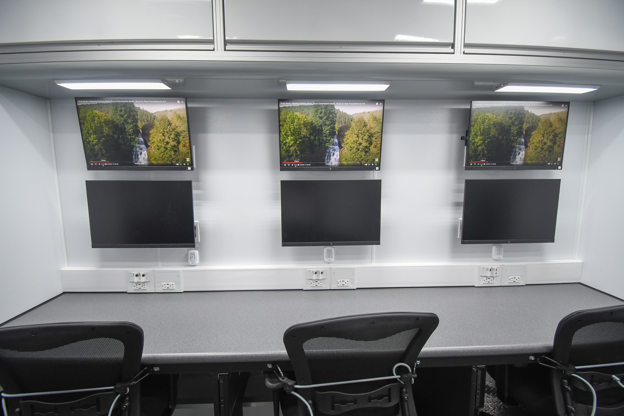 A view of workstations 5 through 7 inside the unit for Bartlett, TN.