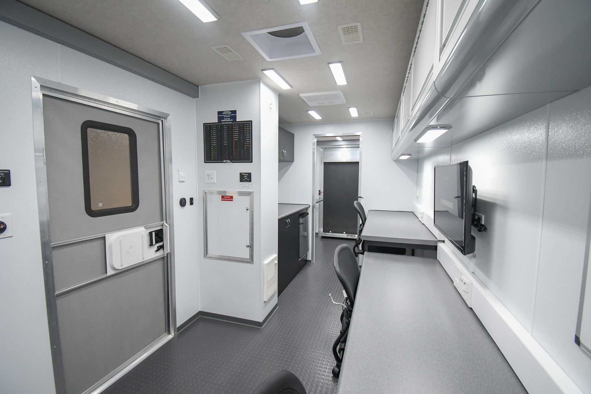 A front-to-back view inside the unit for Kykostmovi, AZ.