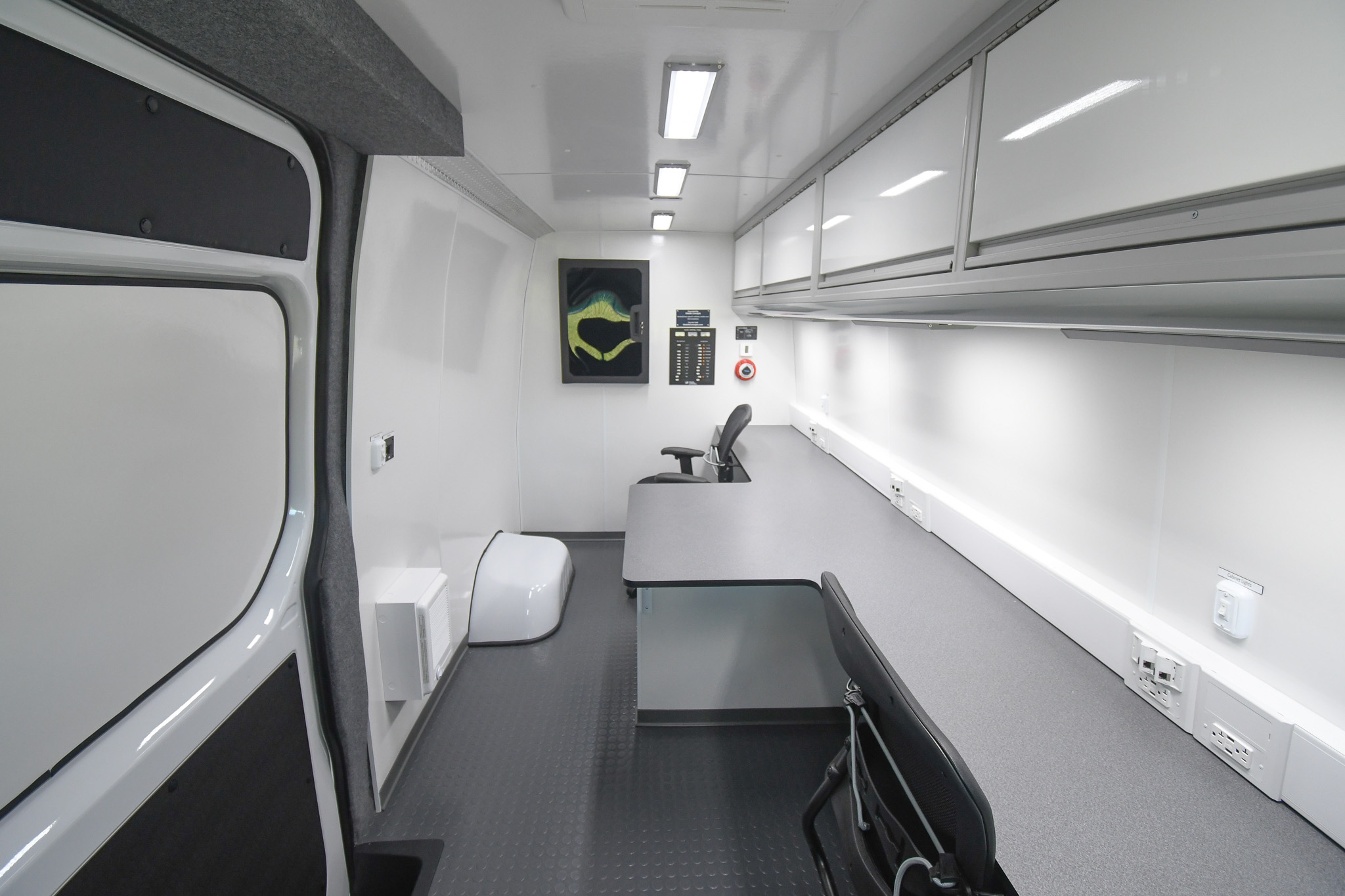 A front-to-back view inside the unit for San Bernardino, CA.