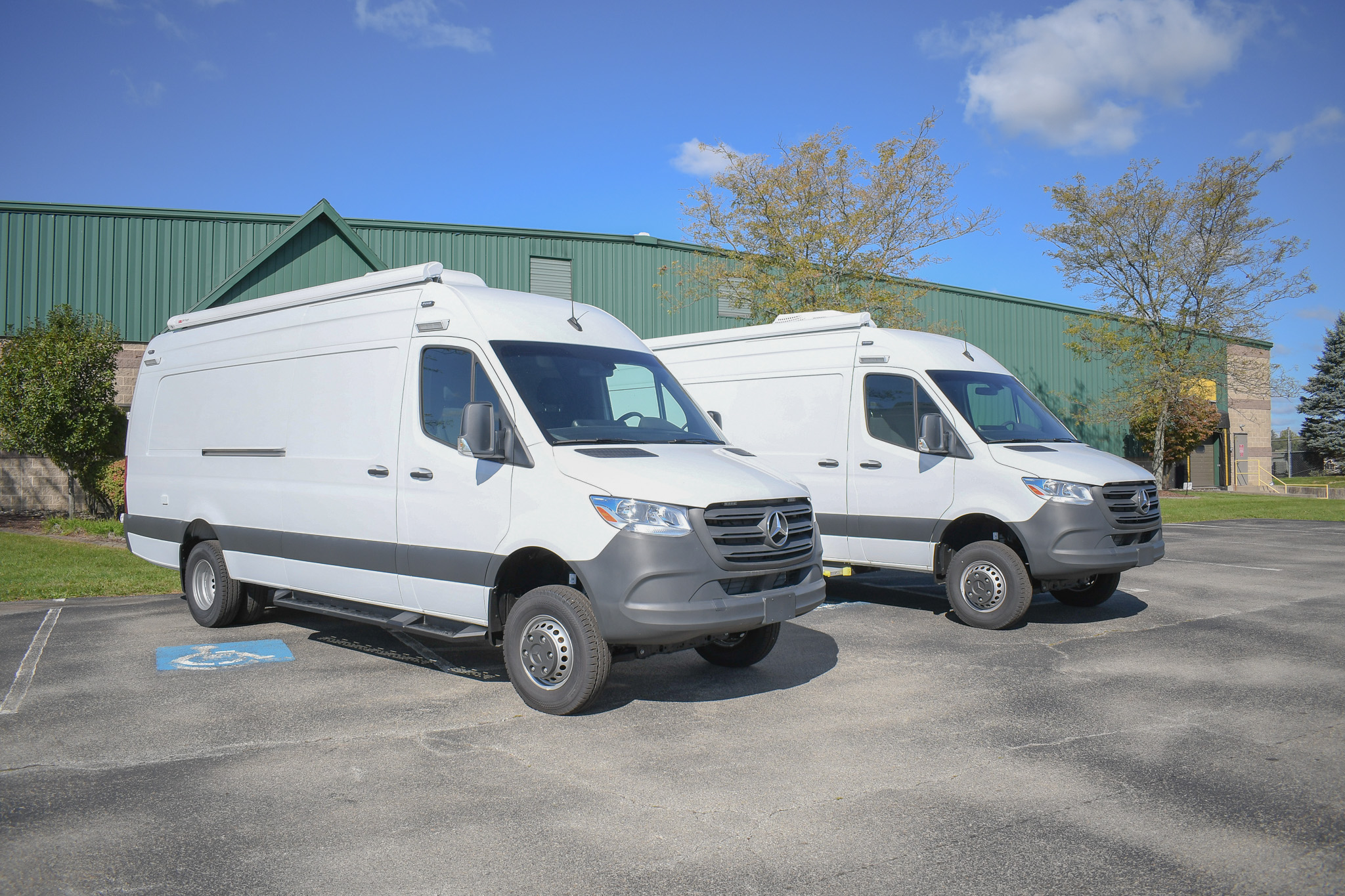 An exterior view of the units for San Bernardino, CA.