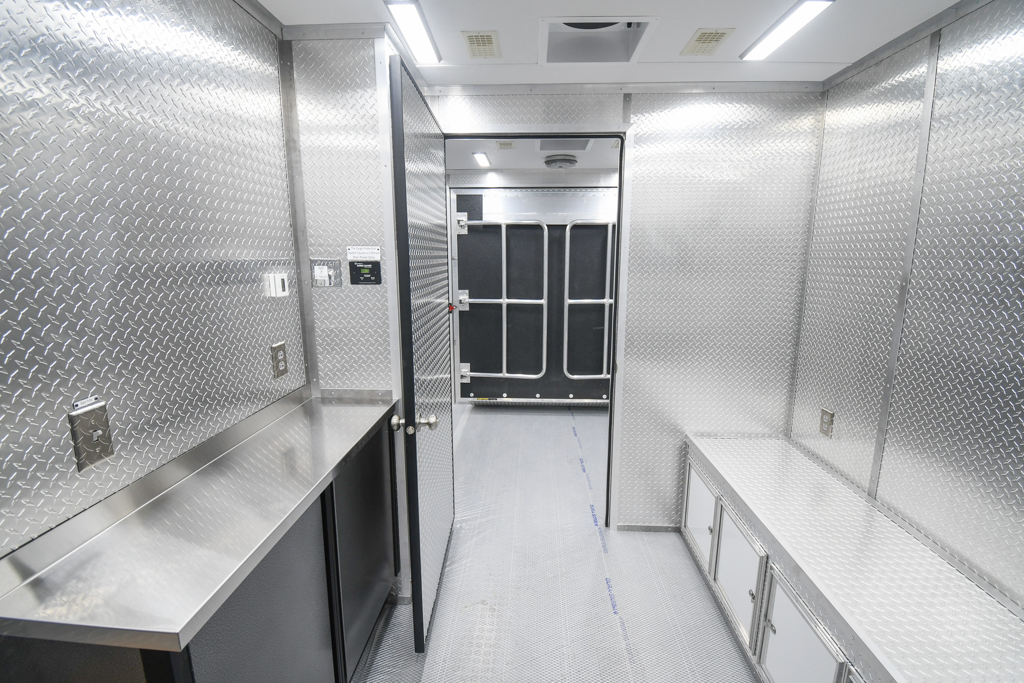 A front-to-back view inside the units for the NFSA in Linthicum Heights, MD.