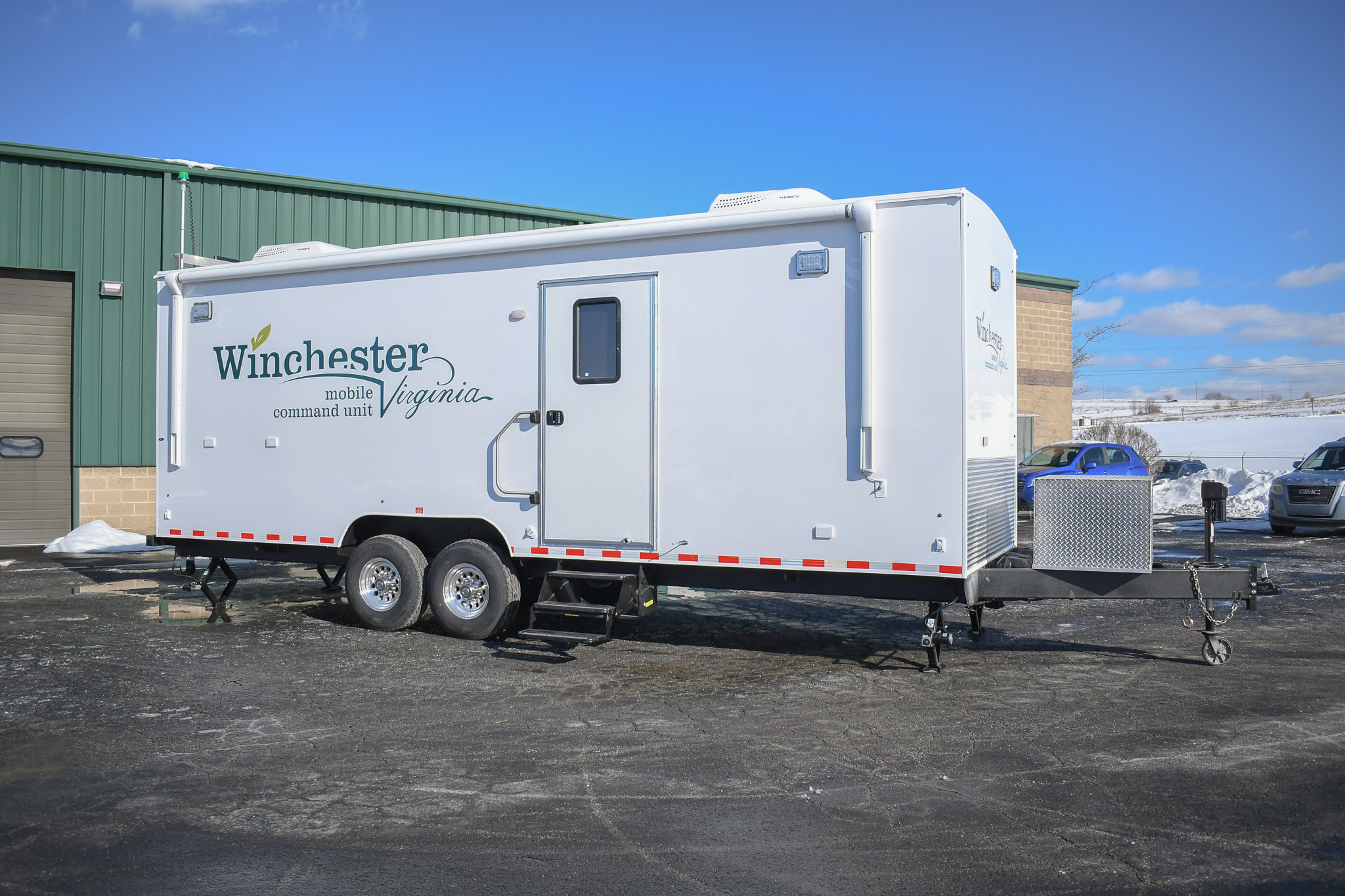 An exterior view of the unit for Winchester, VA.