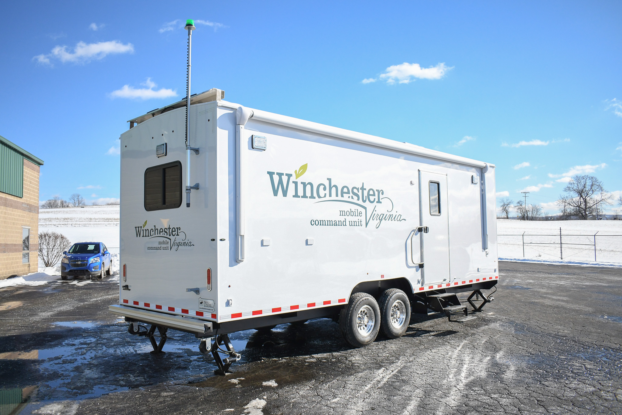 An exterior view of the unit for Winchester, VA.