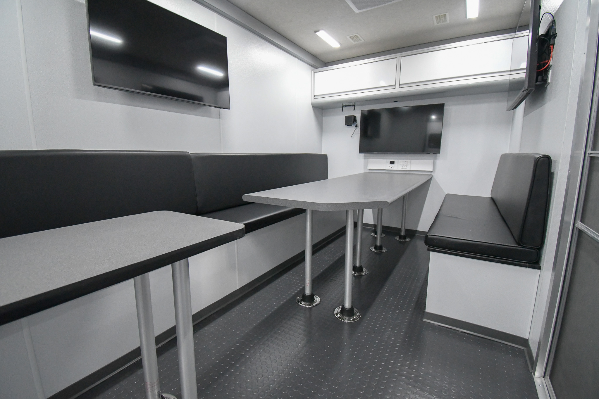 A view of the conference/communications area inside the unit for Winchester, VA.