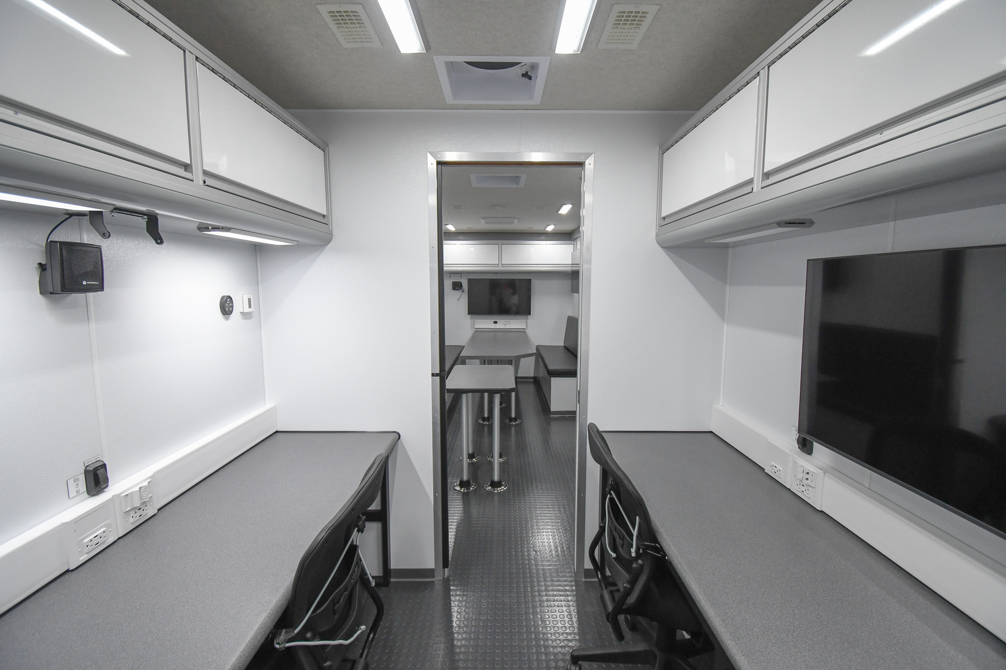 A back-to-front view inside the unit for Winchester, VA.