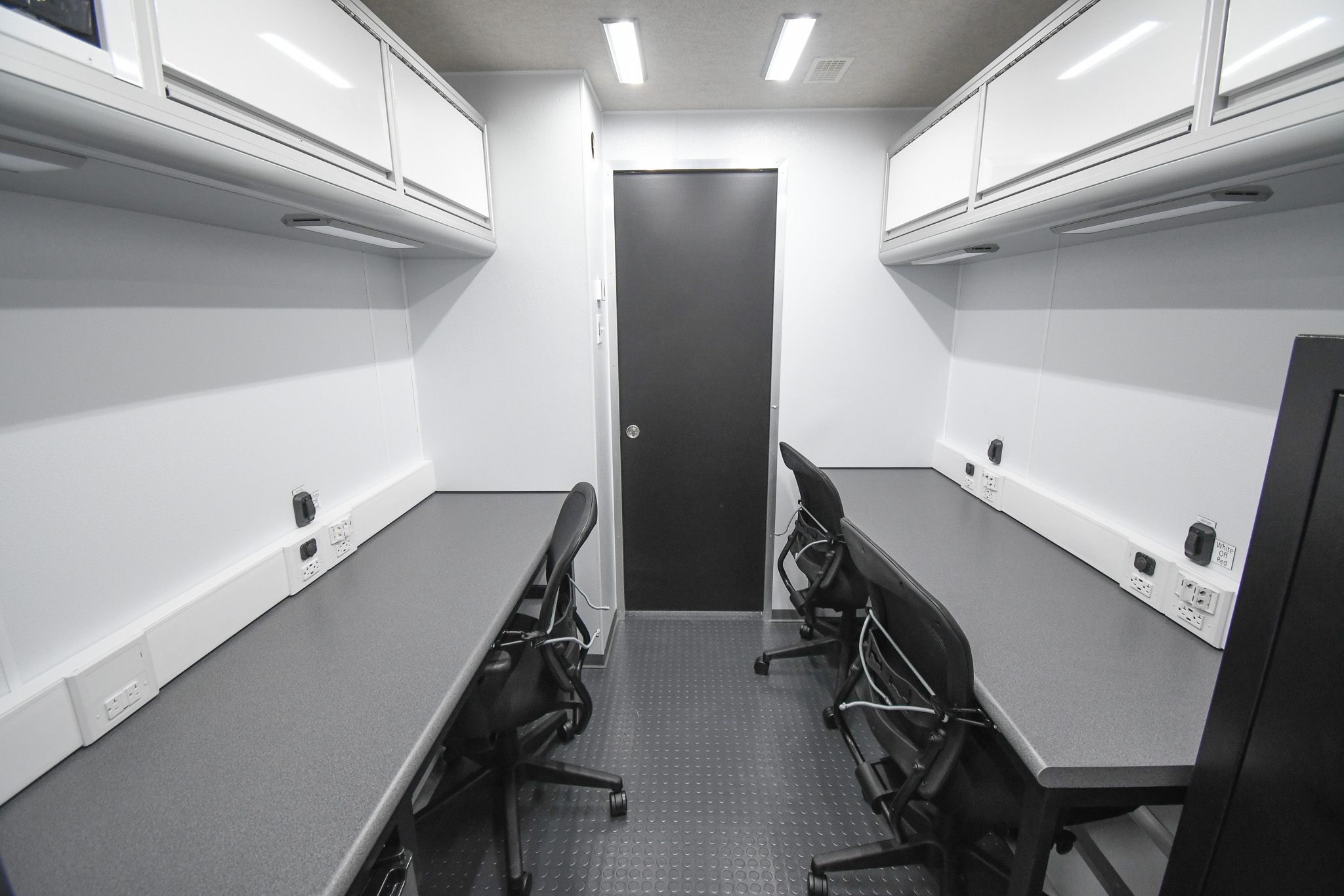 A front-to-back view inside the unit for Columbiana, OH.