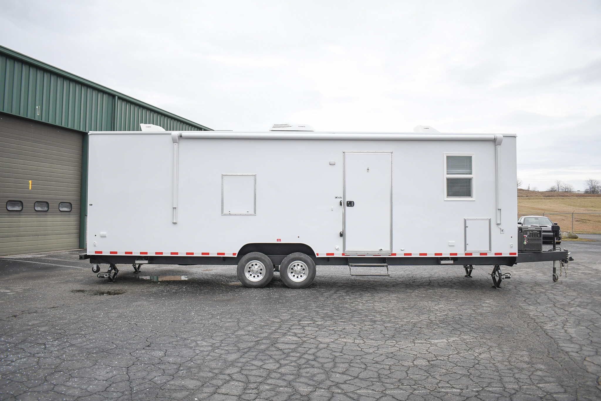 A side view of the unit for Modesto, CA.